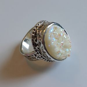 Druzy ring beautiful